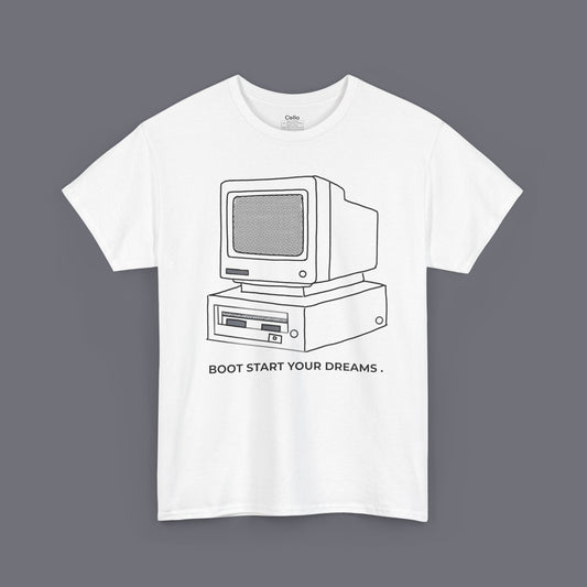 Boot Start Your Dreams Unisex Oversized Graphic Tee