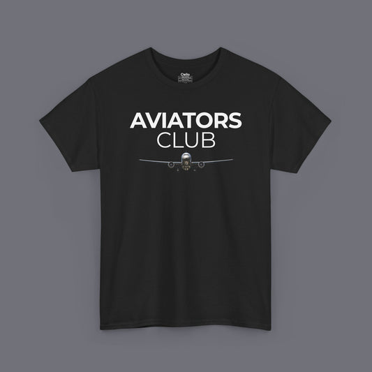 Aviators Club Unisex Oversized Graphic Tee