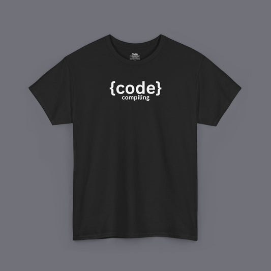 Compiling Code Unisex Oversized Graphic Tee
