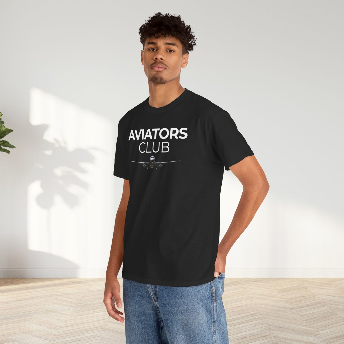 Aviators Club Unisex Oversized Graphic Tee