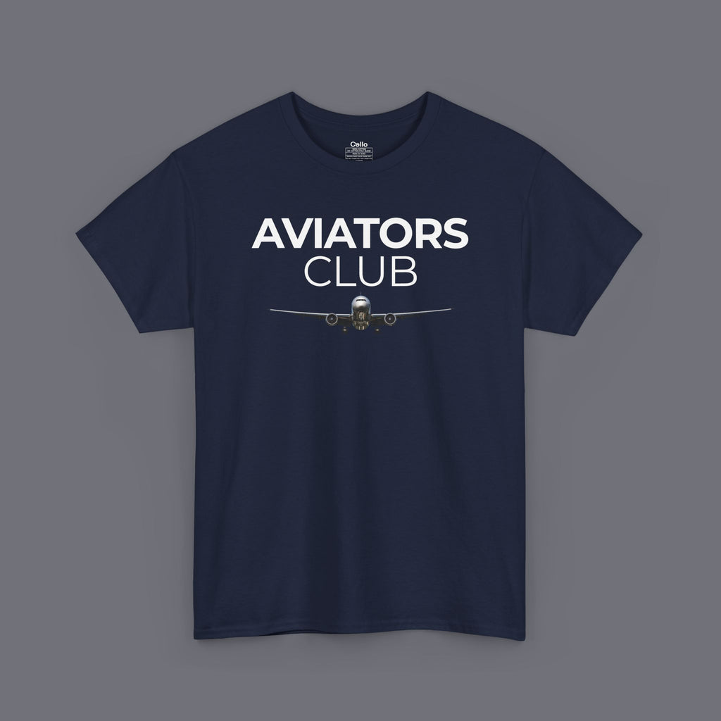 Aviators Club Unisex Oversized Graphic Tee