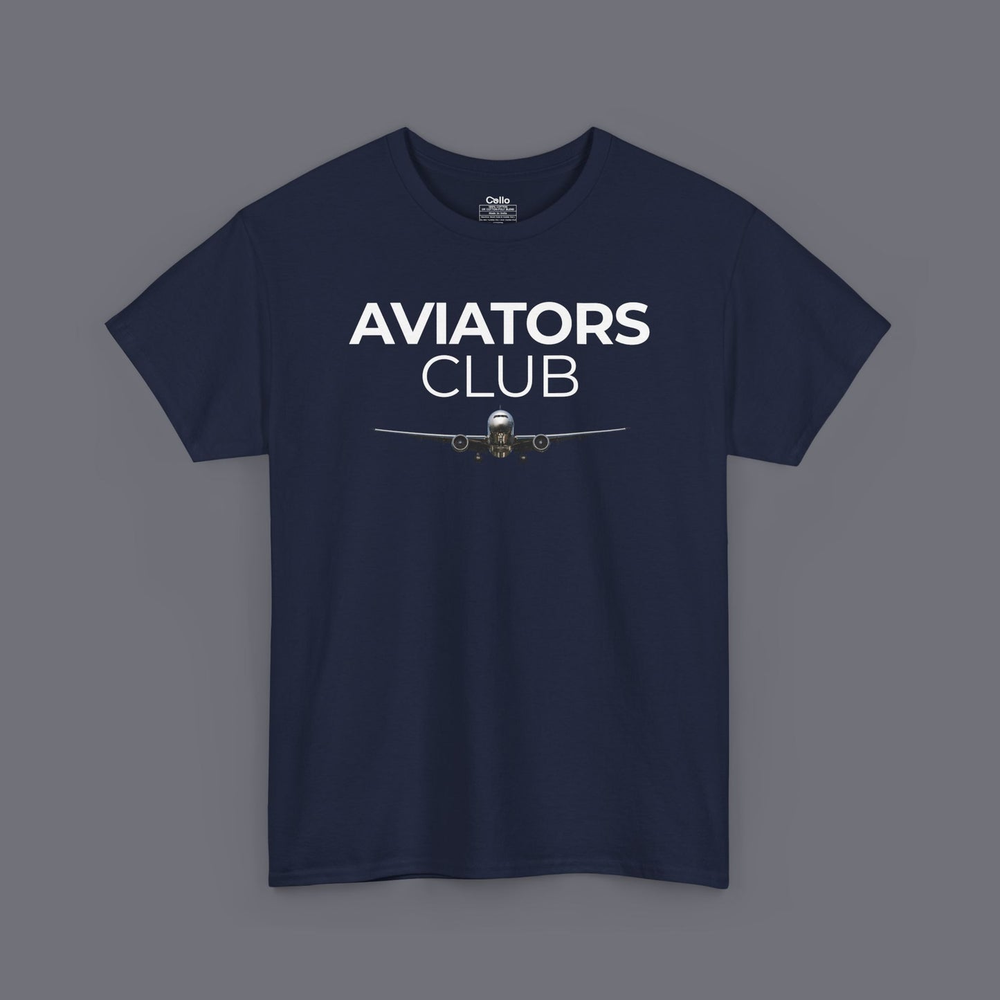 Aviators Club Unisex Oversized Graphic Tee