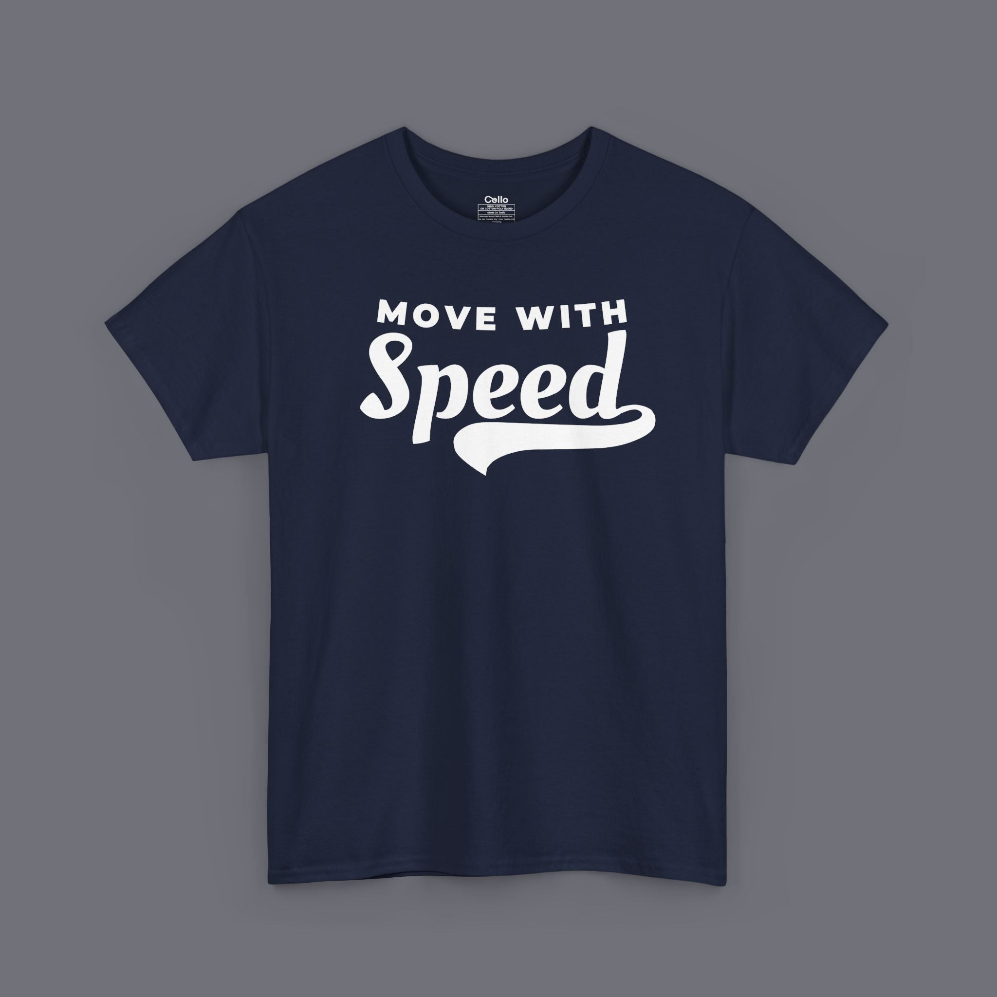 Move With Speed Unisex Oversized Graphic Tee