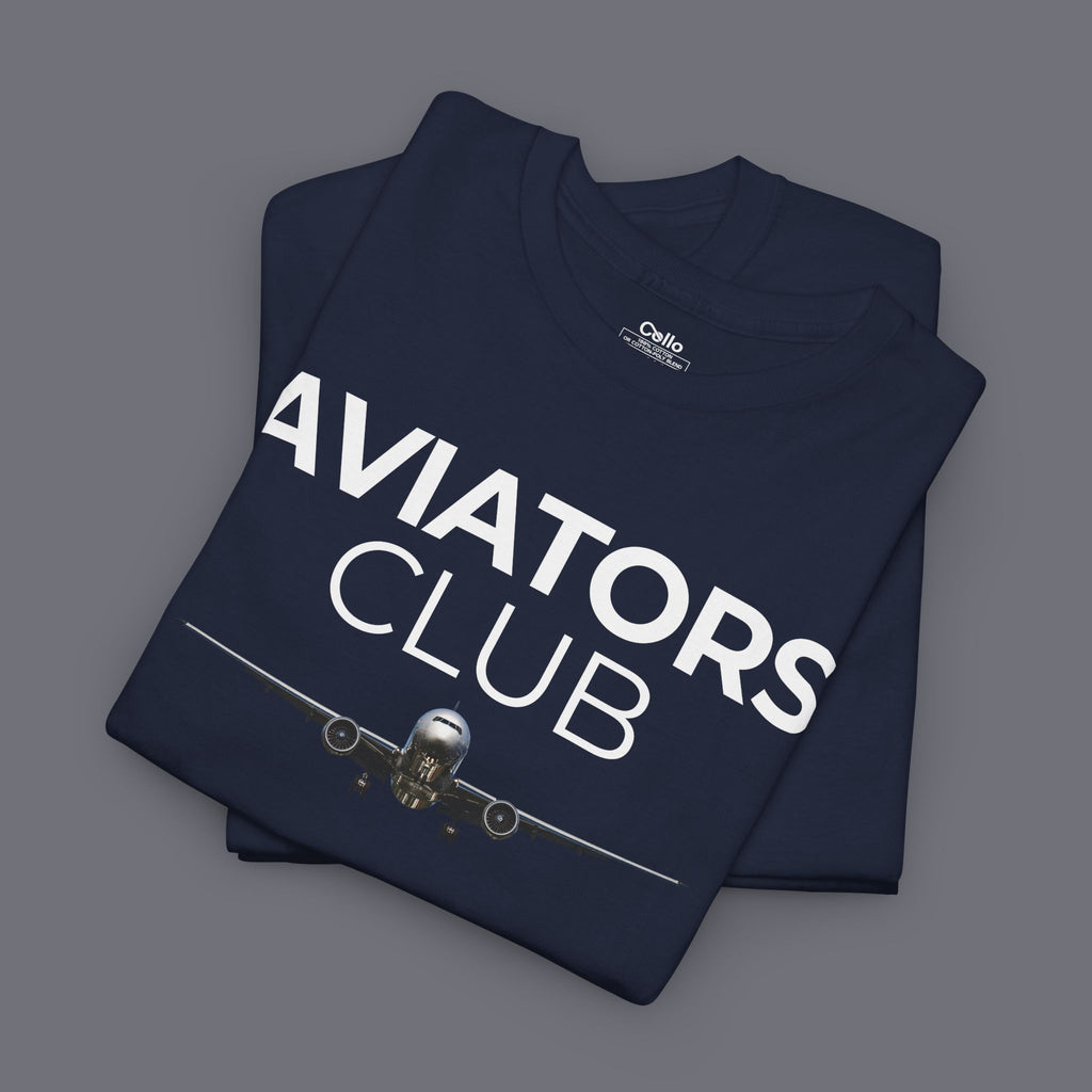 Aviators Club Unisex Oversized Graphic Tee