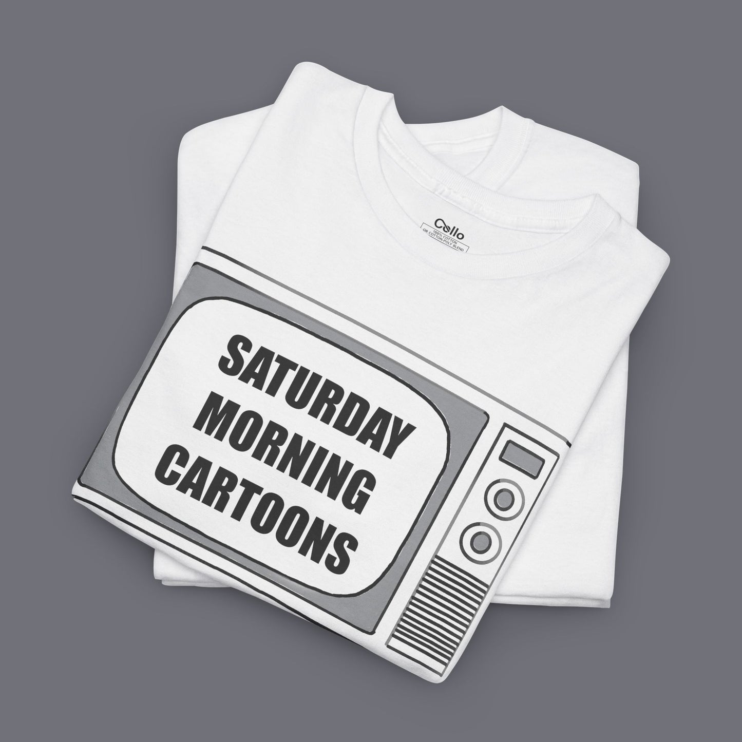 Saturday Morning Cartoons Unisex Oversized Graphic Tee