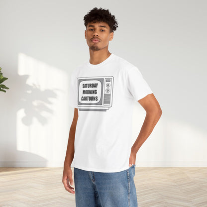 Saturday Morning Cartoons Unisex Oversized Graphic Tee