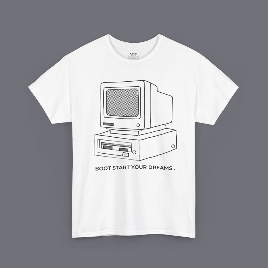 Boot Start Your Dreams Unisex Oversized Graphic Tee