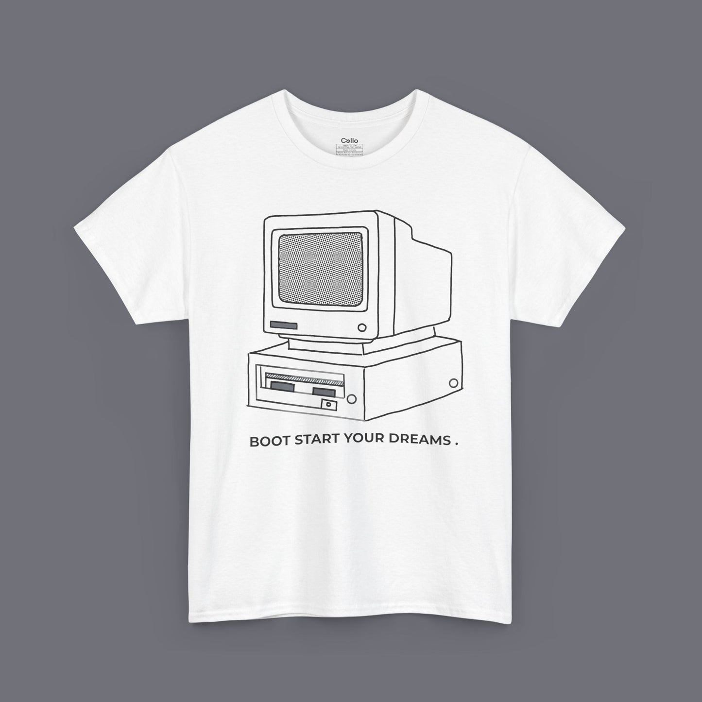 Boot Start Your Dreams Unisex Oversized Graphic Tee