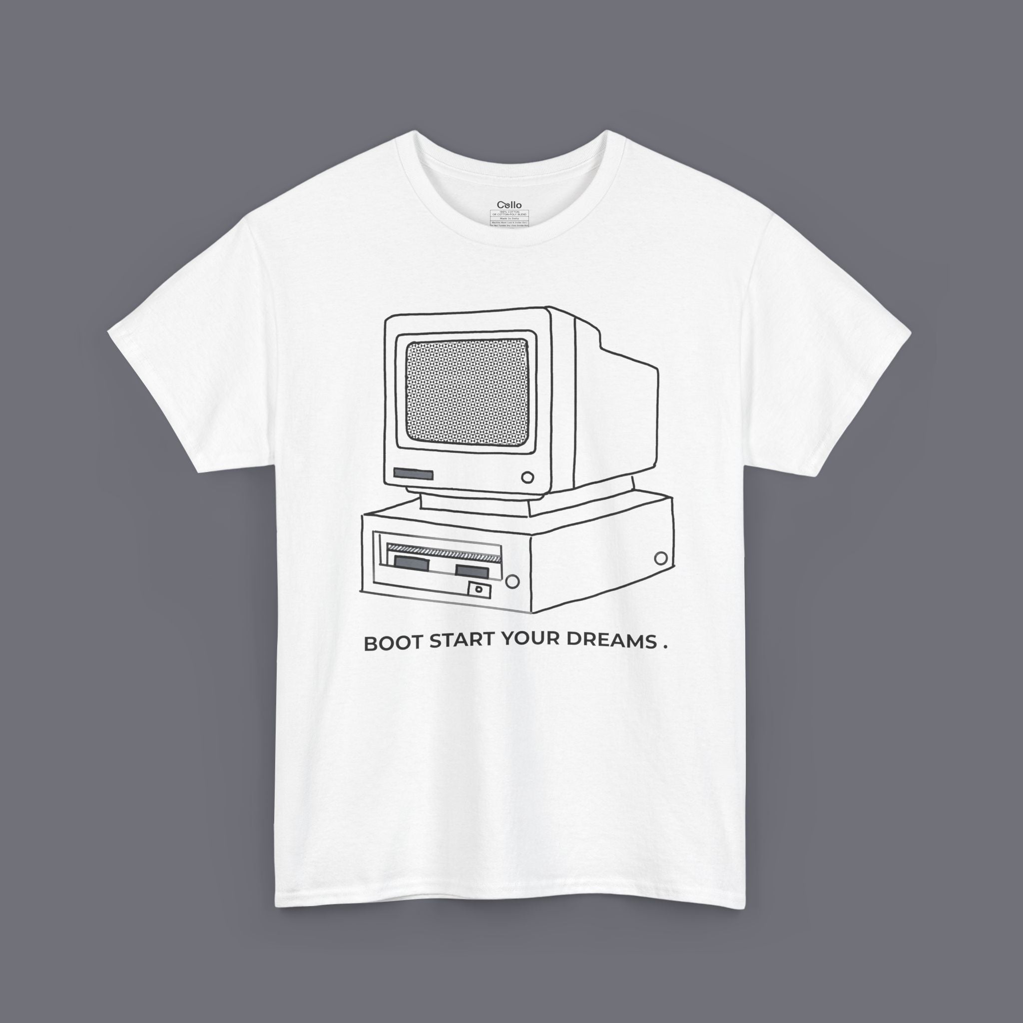 Boot Start Your Dreams Unisex Oversized Graphic Tee