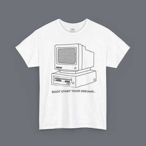 Boot Start Your Dreams Unisex Oversized Graphic Tee