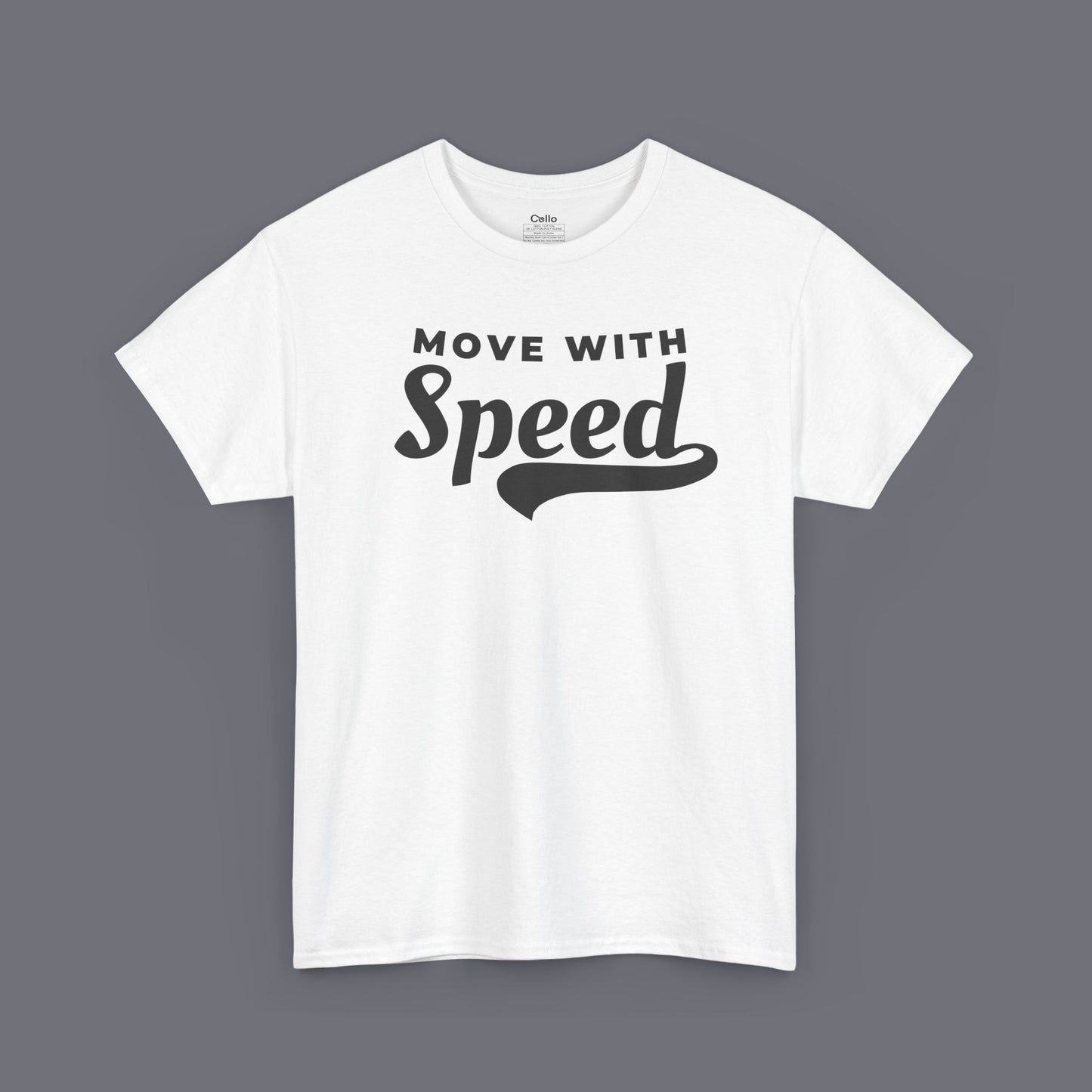 Move With Speed Unisex Oversized Graphic Tee