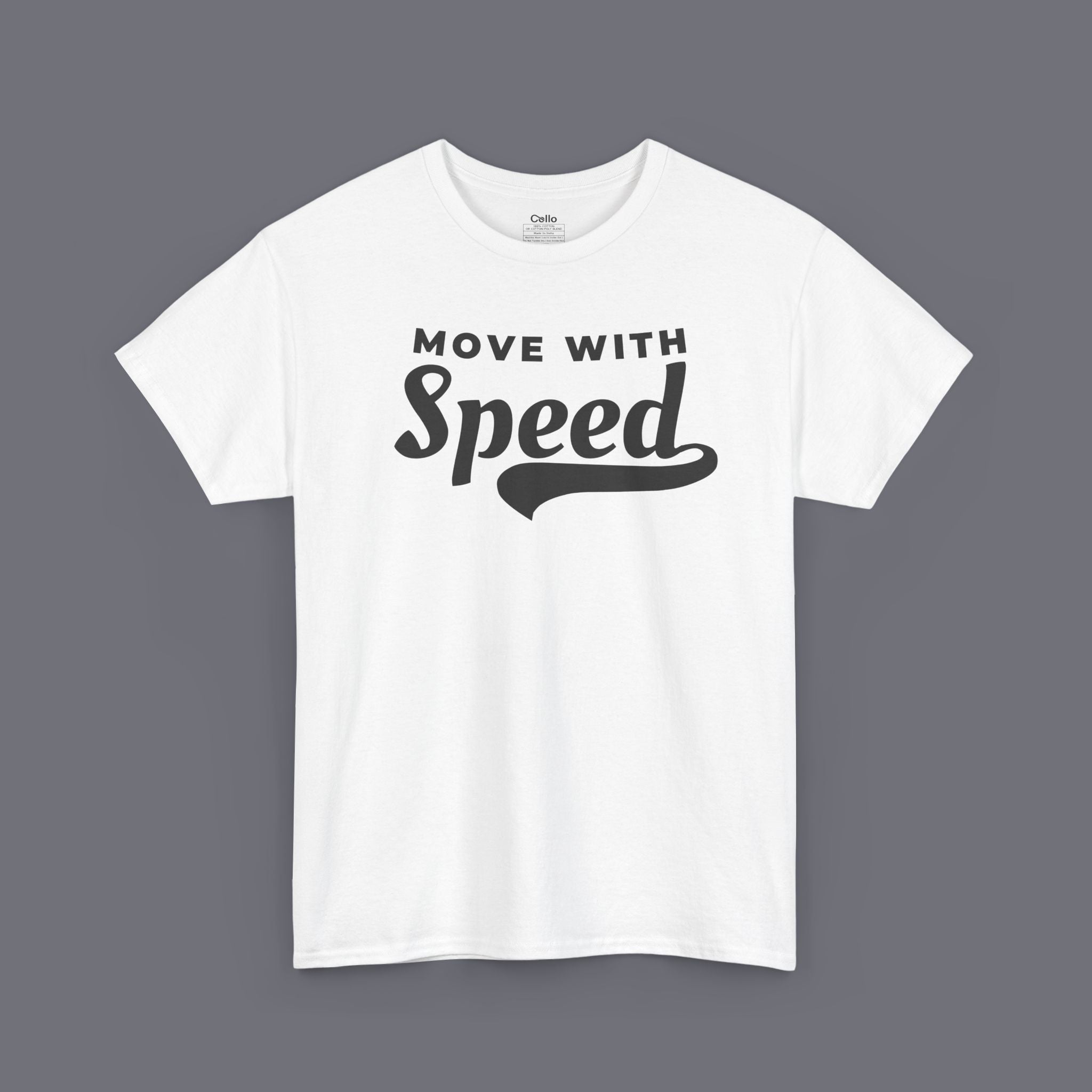 Move With Speed Unisex Oversized Graphic Tee
