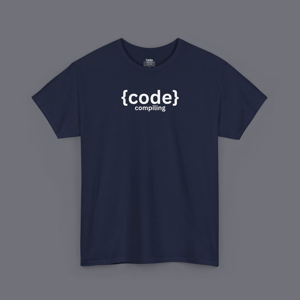 Compiling Code Unisex Oversized Graphic Tee