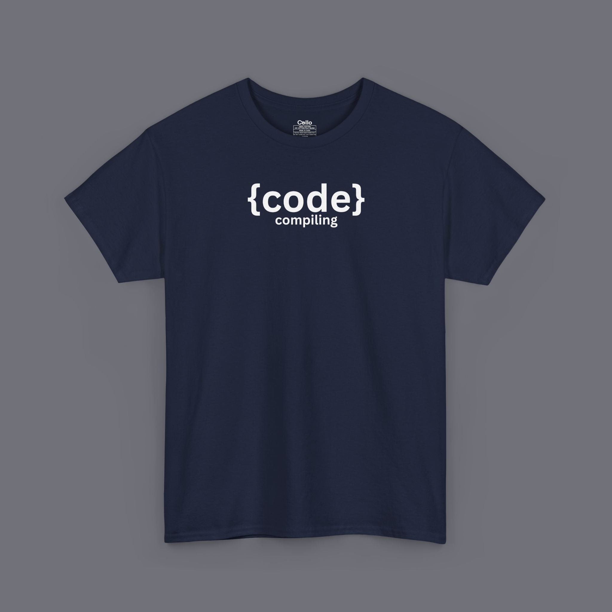 Compiling Code Unisex Oversized Graphic Tee