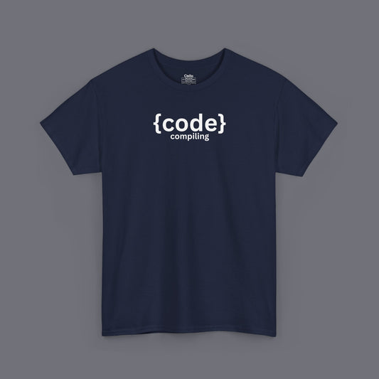 Compiling Code Unisex Oversized Graphic Tee