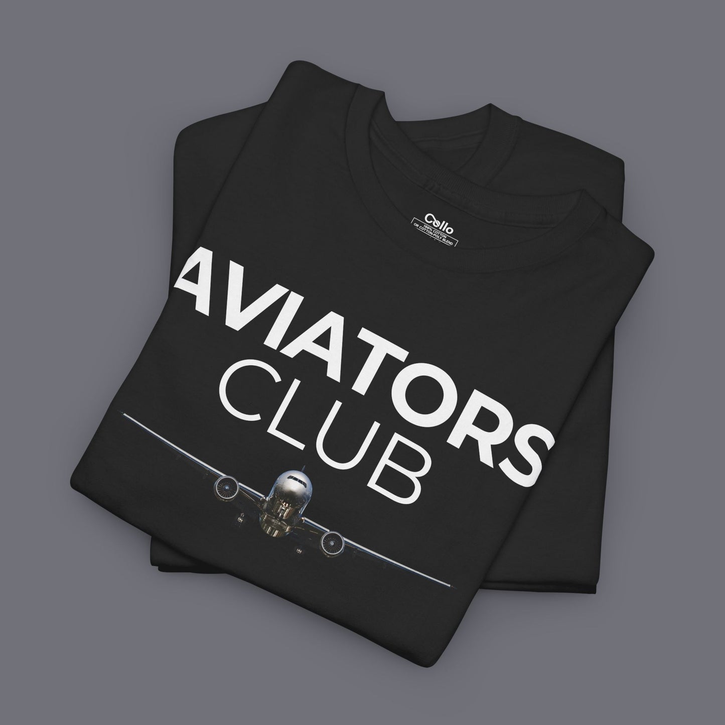 Aviators Club Unisex Oversized Graphic Tee