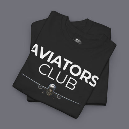 Aviators Club Unisex Oversized Graphic Tee