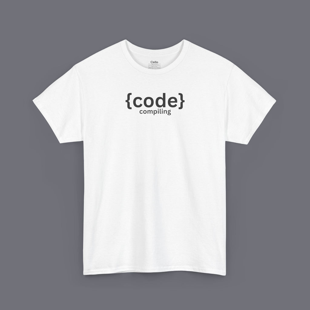 Compiling Code Unisex Oversized Graphic Tee