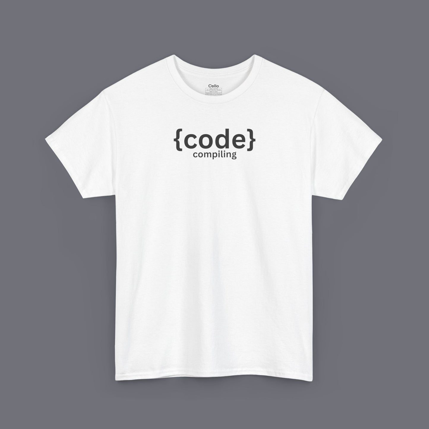 Compiling Code Unisex Oversized Graphic Tee