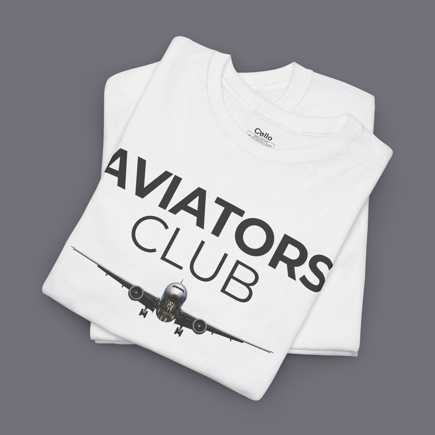 Aviators Club Unisex Oversized Graphic Tee