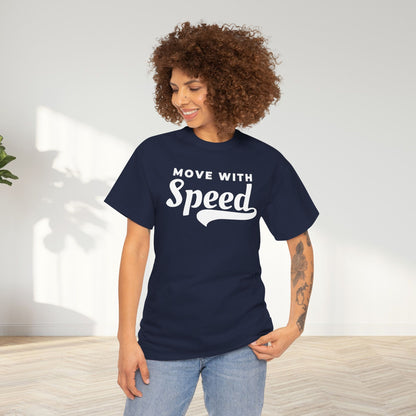 Move With Speed Unisex Oversized Graphic Tee