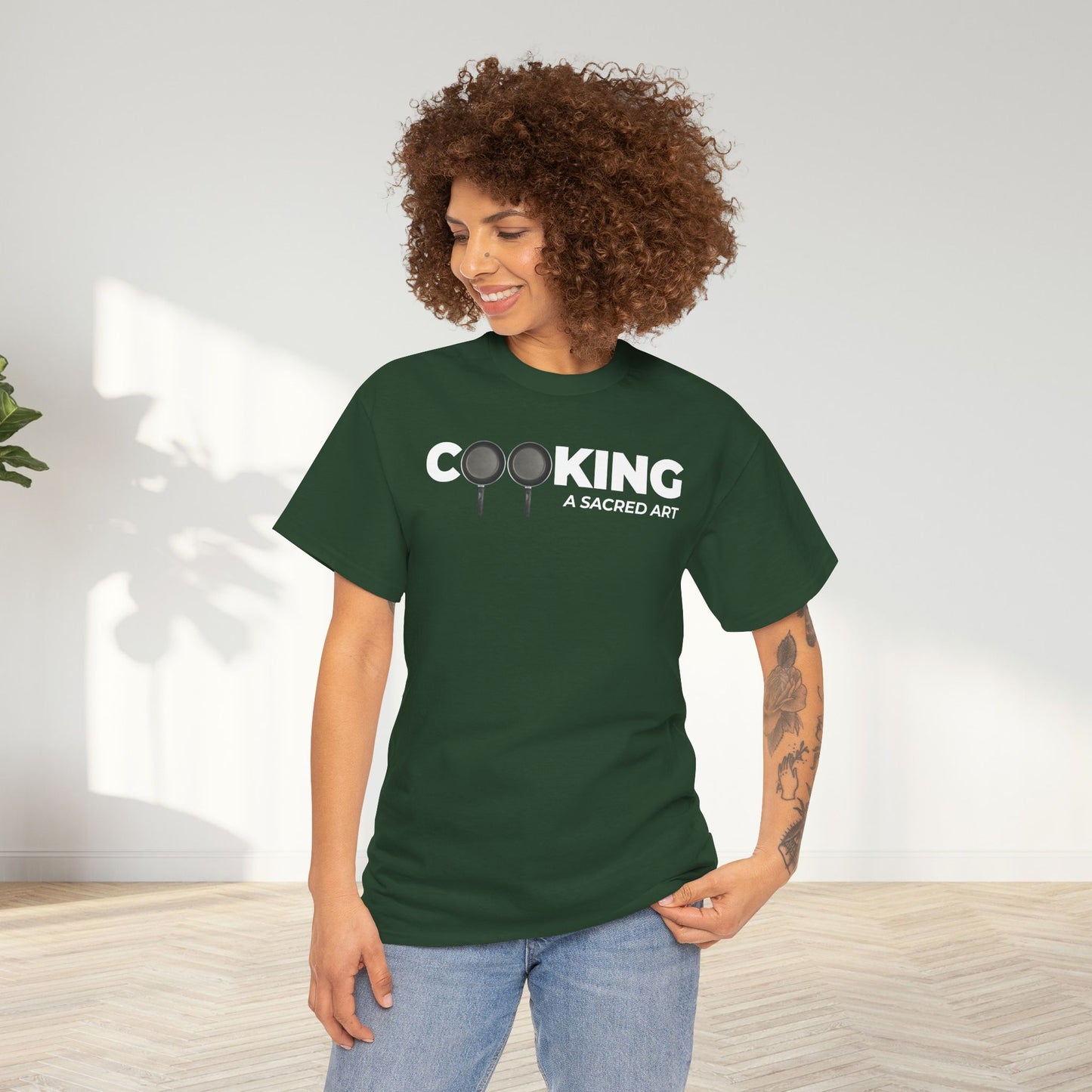 Cooking Unisex Oversized Graphic Tee