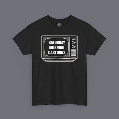 Saturday Morning Cartoons Unisex Oversized Graphic Tee