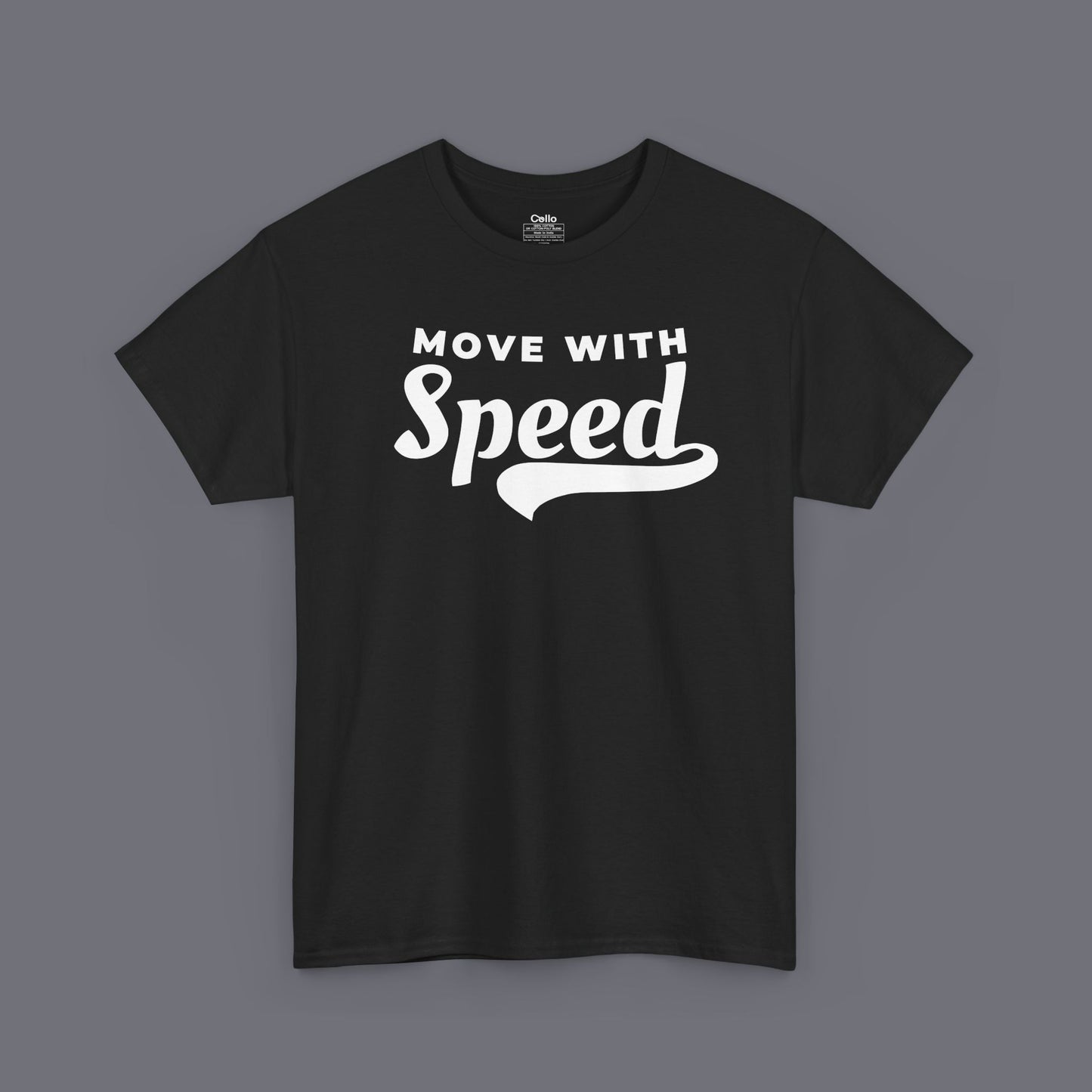 Move With Speed Unisex Oversized Graphic Tee