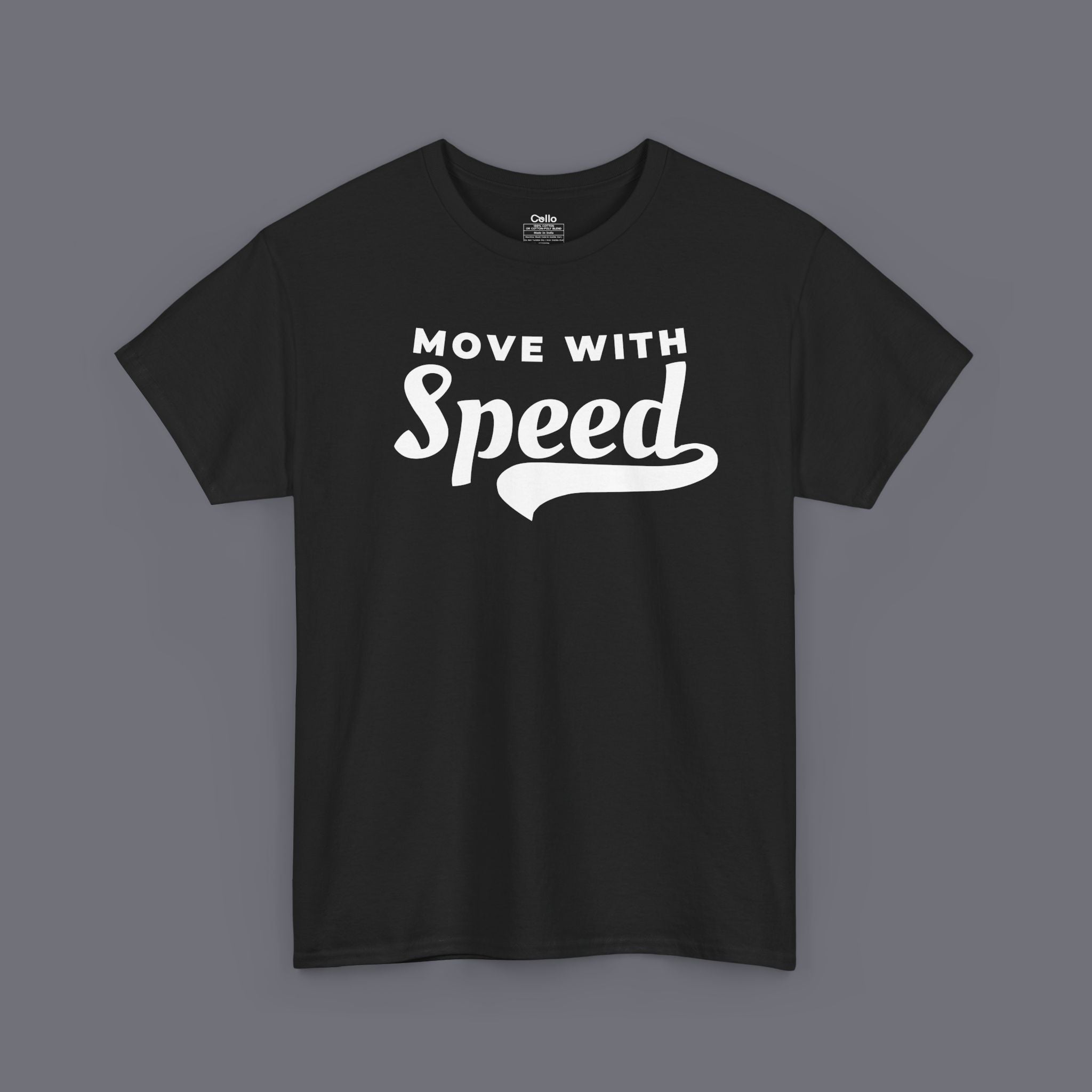 Move With Speed Unisex Oversized Graphic Tee