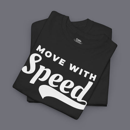 Move With Speed Unisex Oversized Graphic Tee
