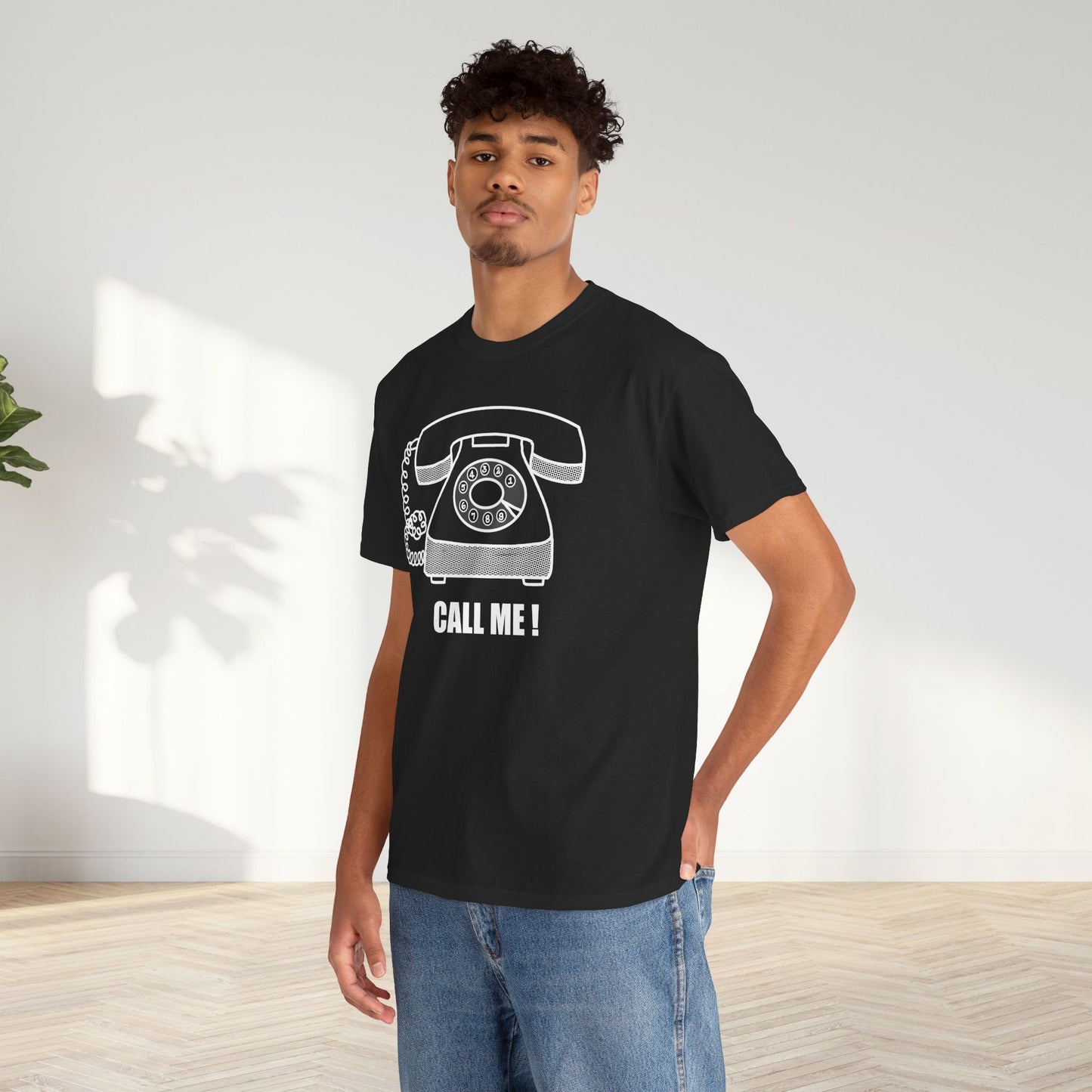 Call Me Unisex Oversized Graphic Tee