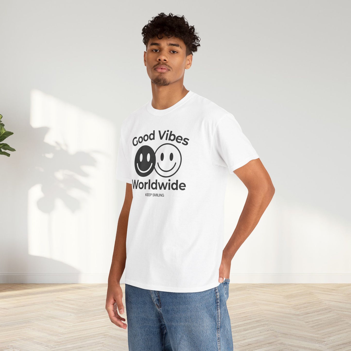 Good Vibes Worldwide Unisex Oversized Graphic Tee
