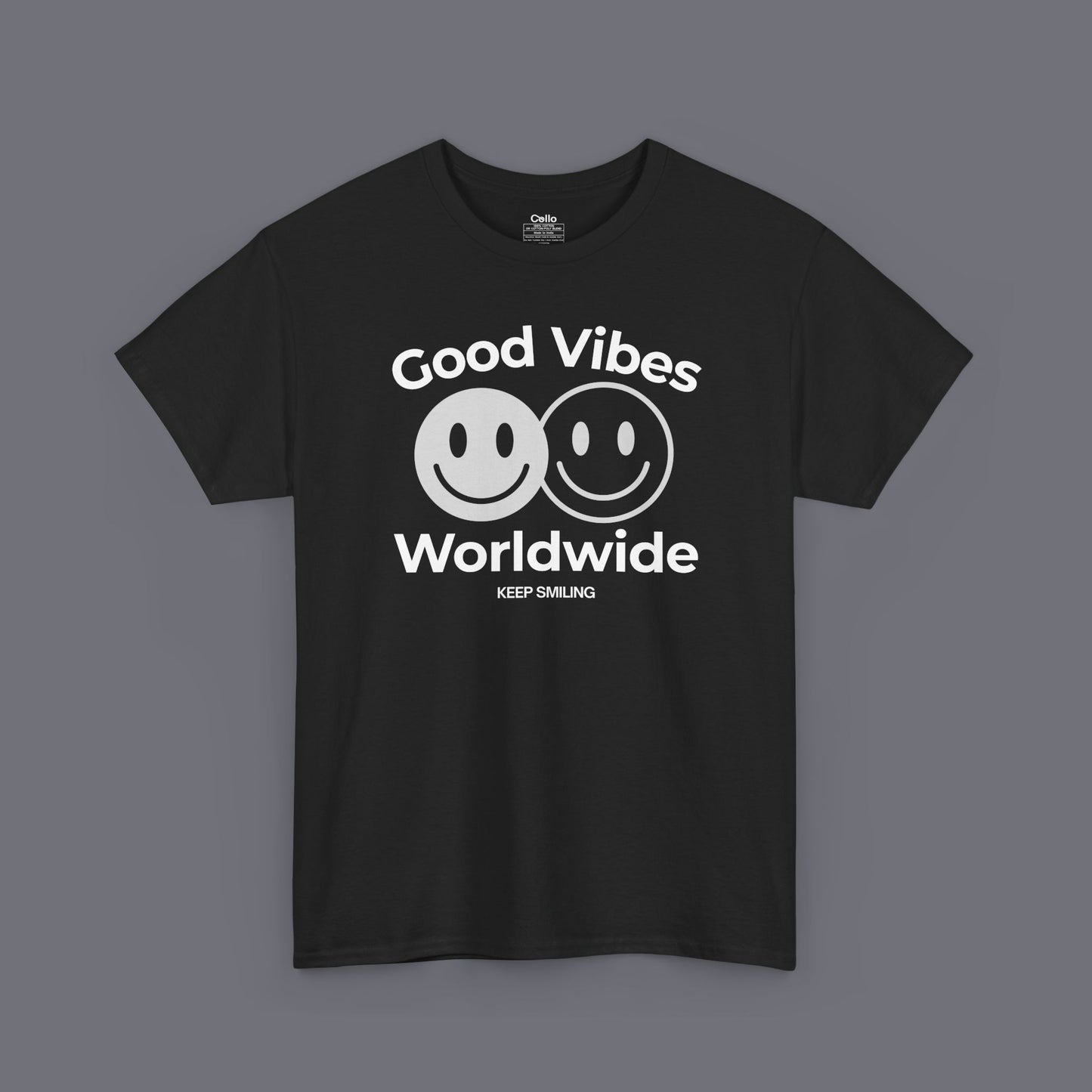 Good Vibes Worldwide Unisex Oversized Graphic Tee