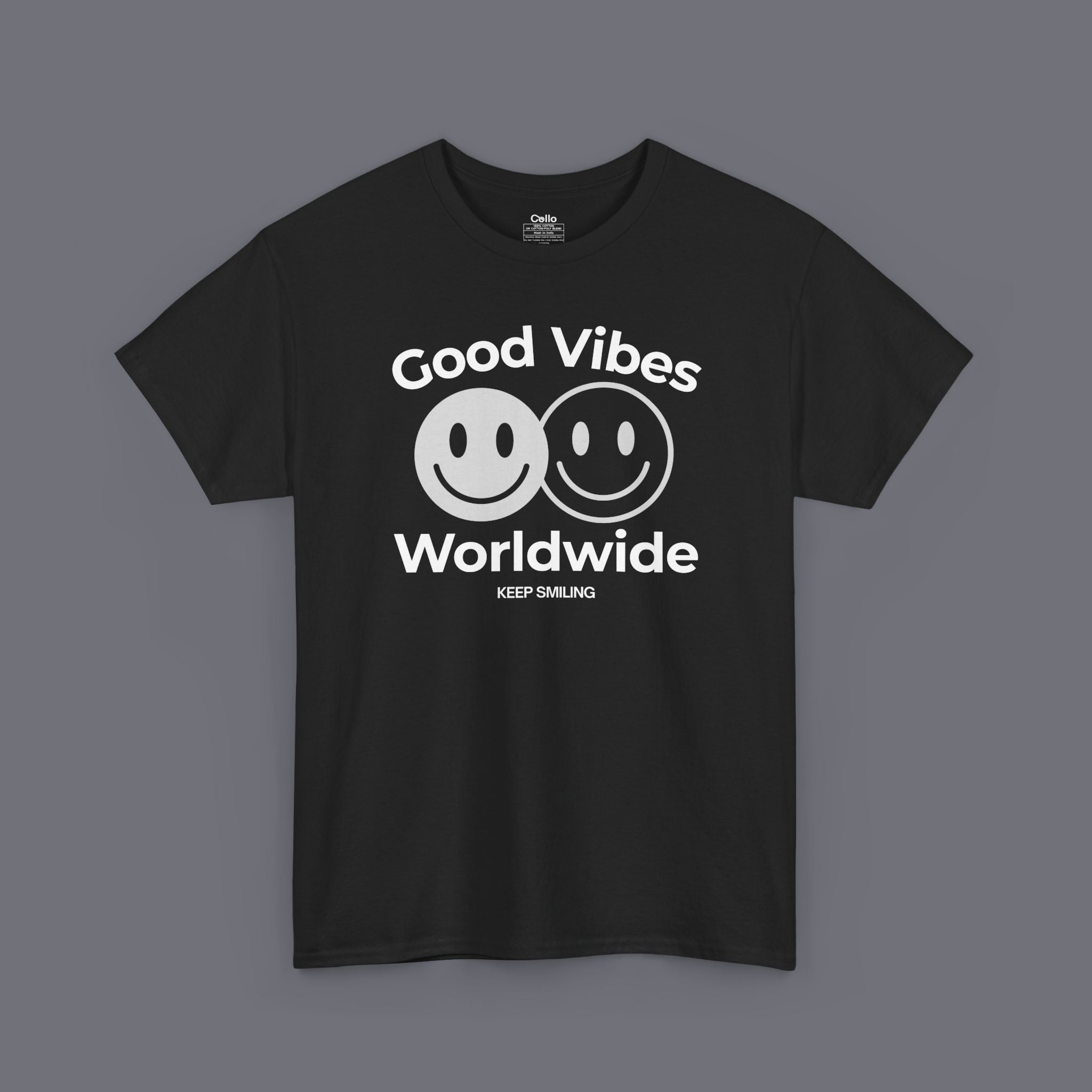 Good Vibes Worldwide Unisex Oversized Graphic Tee