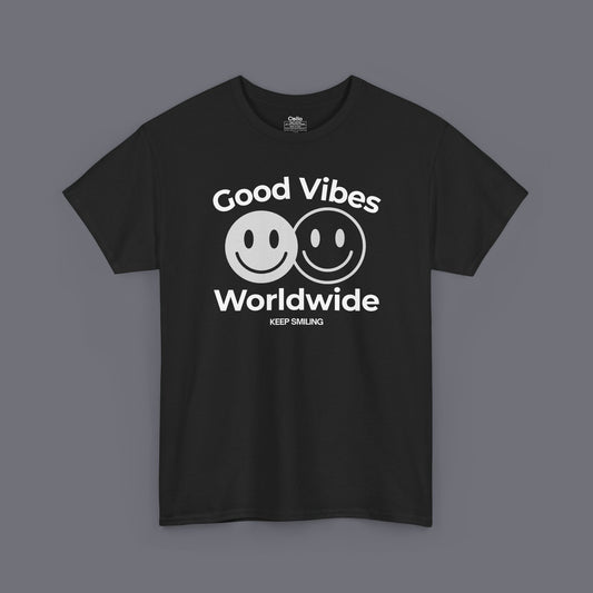 Good Vibes Worldwide Unisex Oversized Graphic Tee