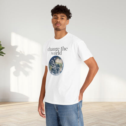 Change the World Unisex Oversized Graphic Tee