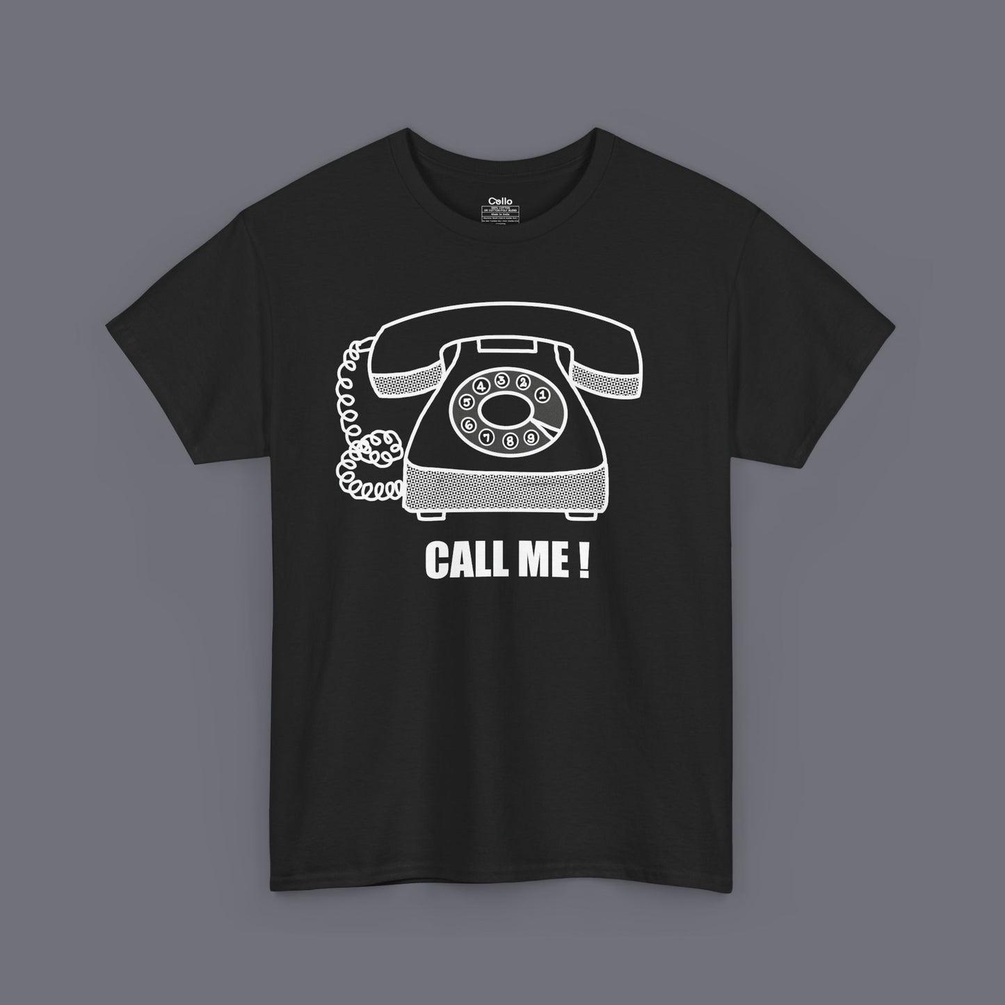 Call Me Unisex Oversized Graphic Tee