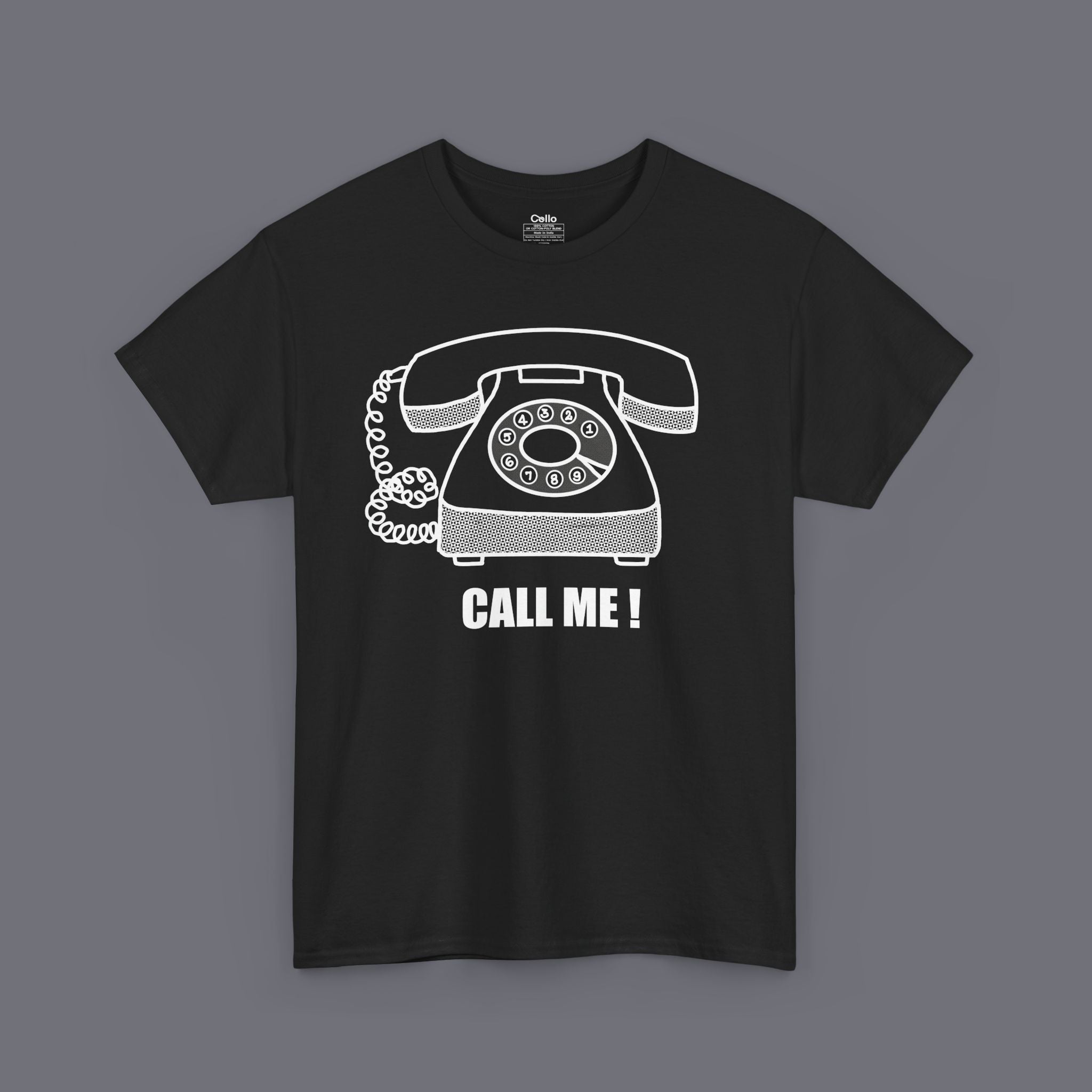 Call Me Unisex Oversized Graphic Tee