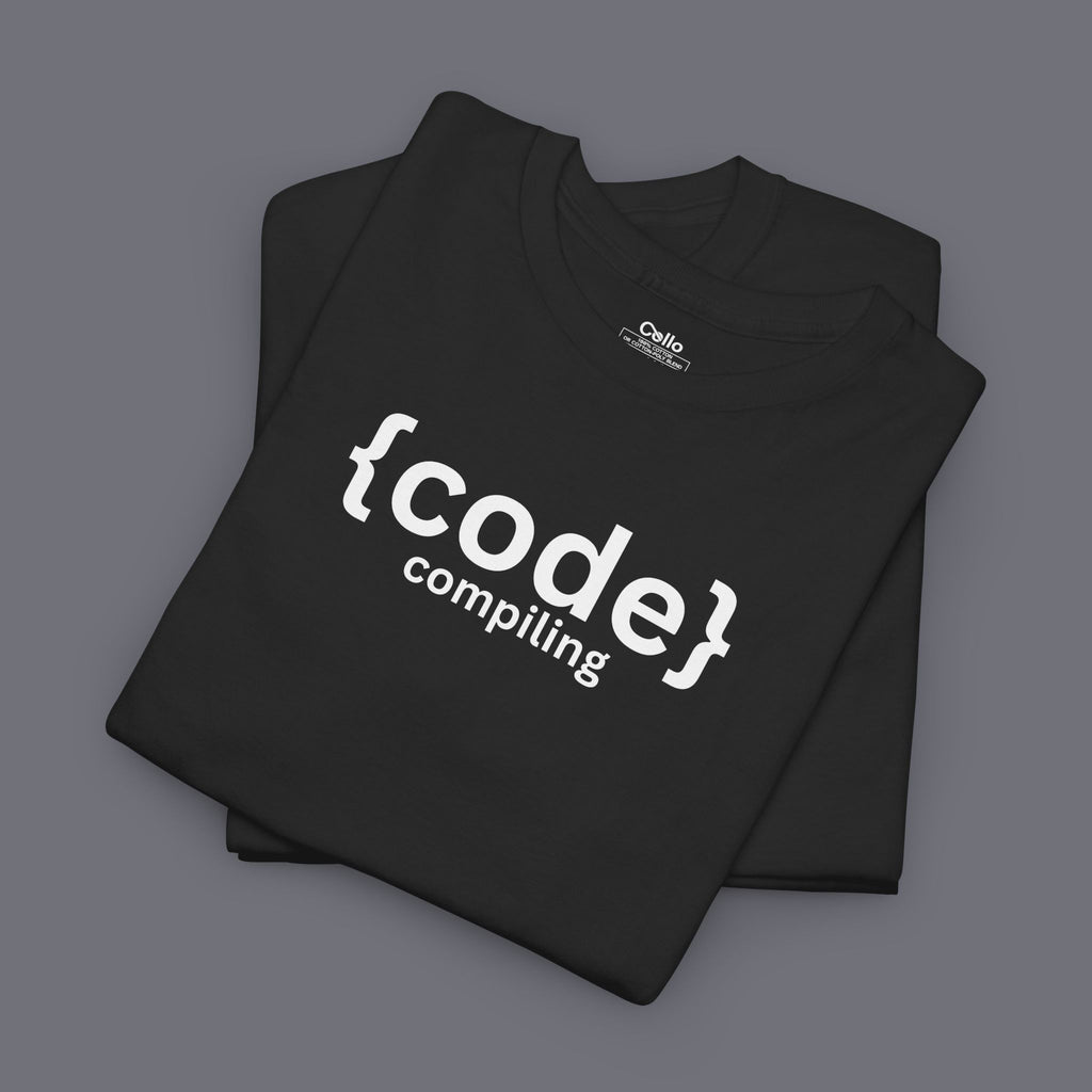 Compiling Code Unisex Oversized Graphic Tee