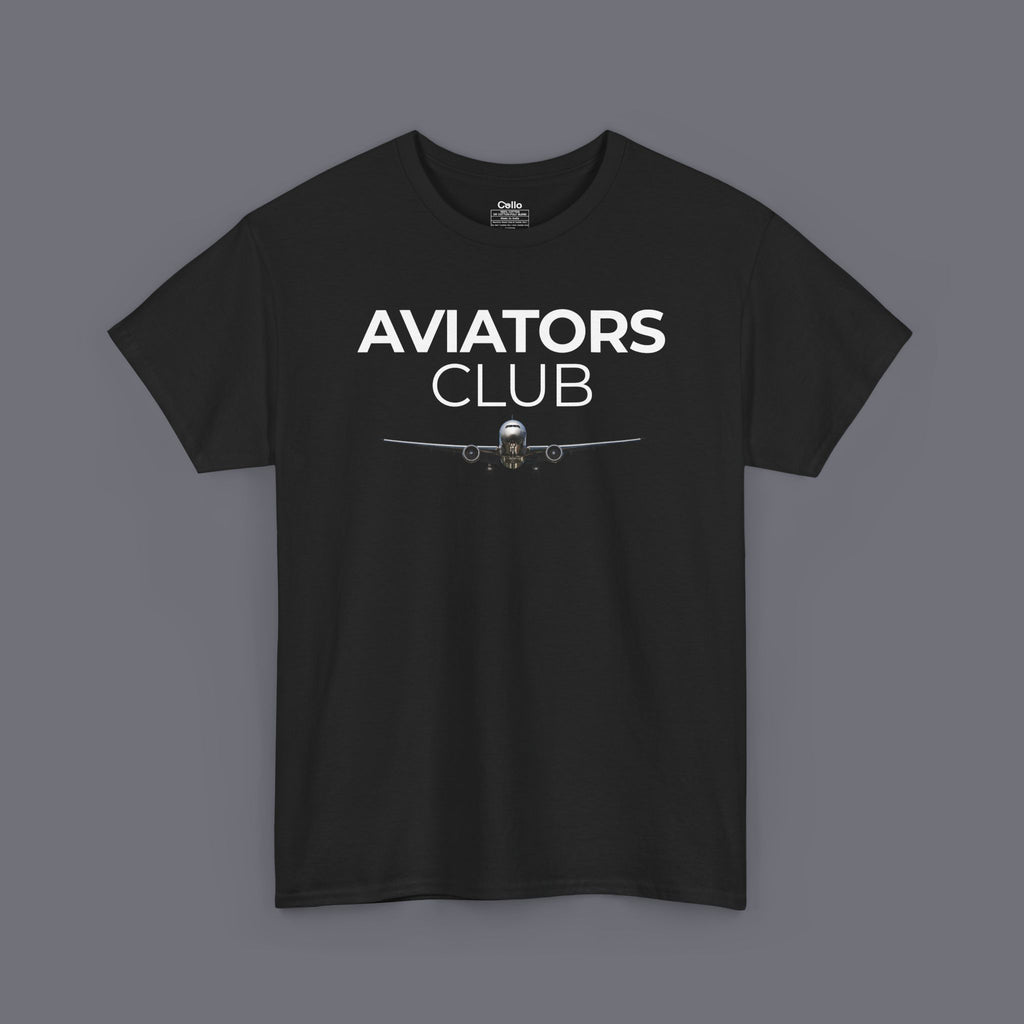Aviators Club Unisex Oversized Graphic Tee