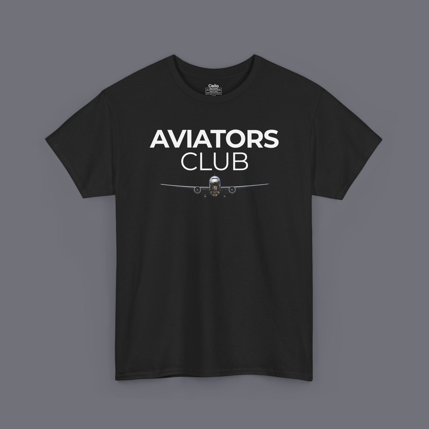 Aviators Club Unisex Oversized Graphic Tee
