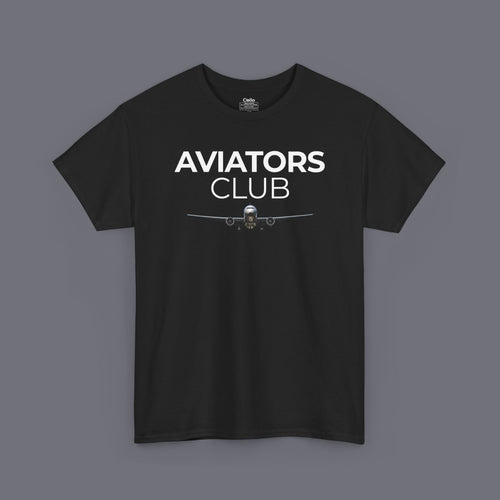 Aviators Club Unisex Oversized Graphic Tee