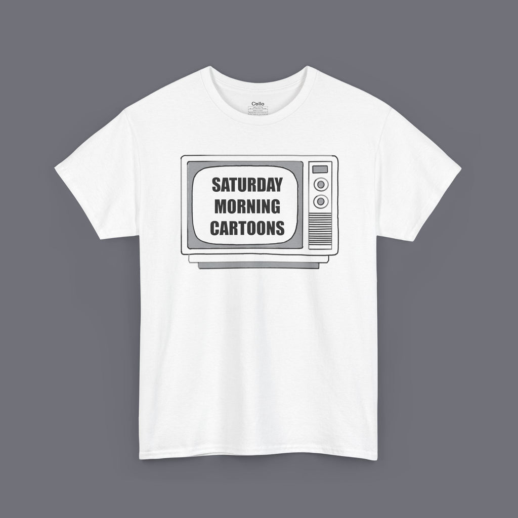 Saturday Morning Cartoons Unisex Oversized Graphic Tee