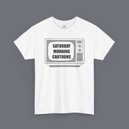 Saturday Morning Cartoons Unisex Oversized Graphic Tee