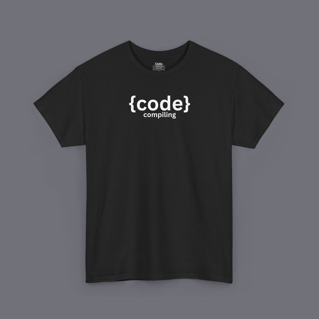 Compiling Code Unisex Oversized Graphic Tee