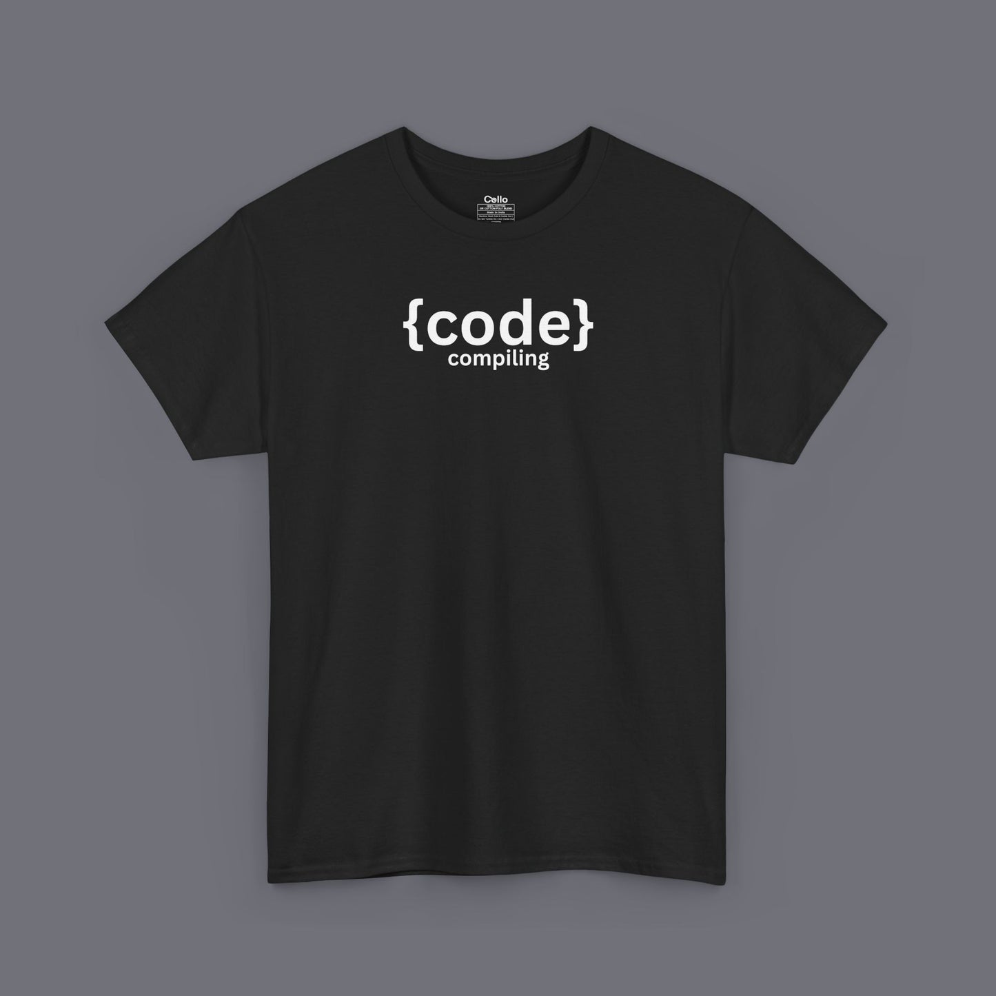Compiling Code Unisex Oversized Graphic Tee