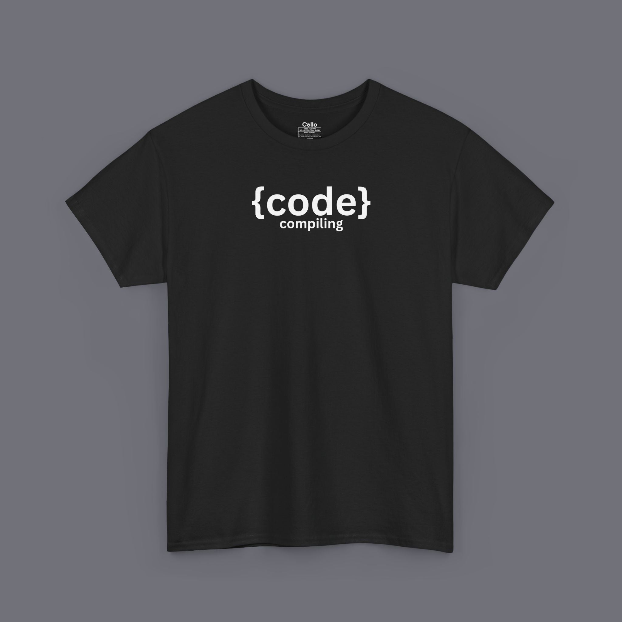 Compiling Code Unisex Oversized Graphic Tee