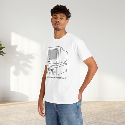 Boot Start Your Dreams Unisex Oversized Graphic Tee