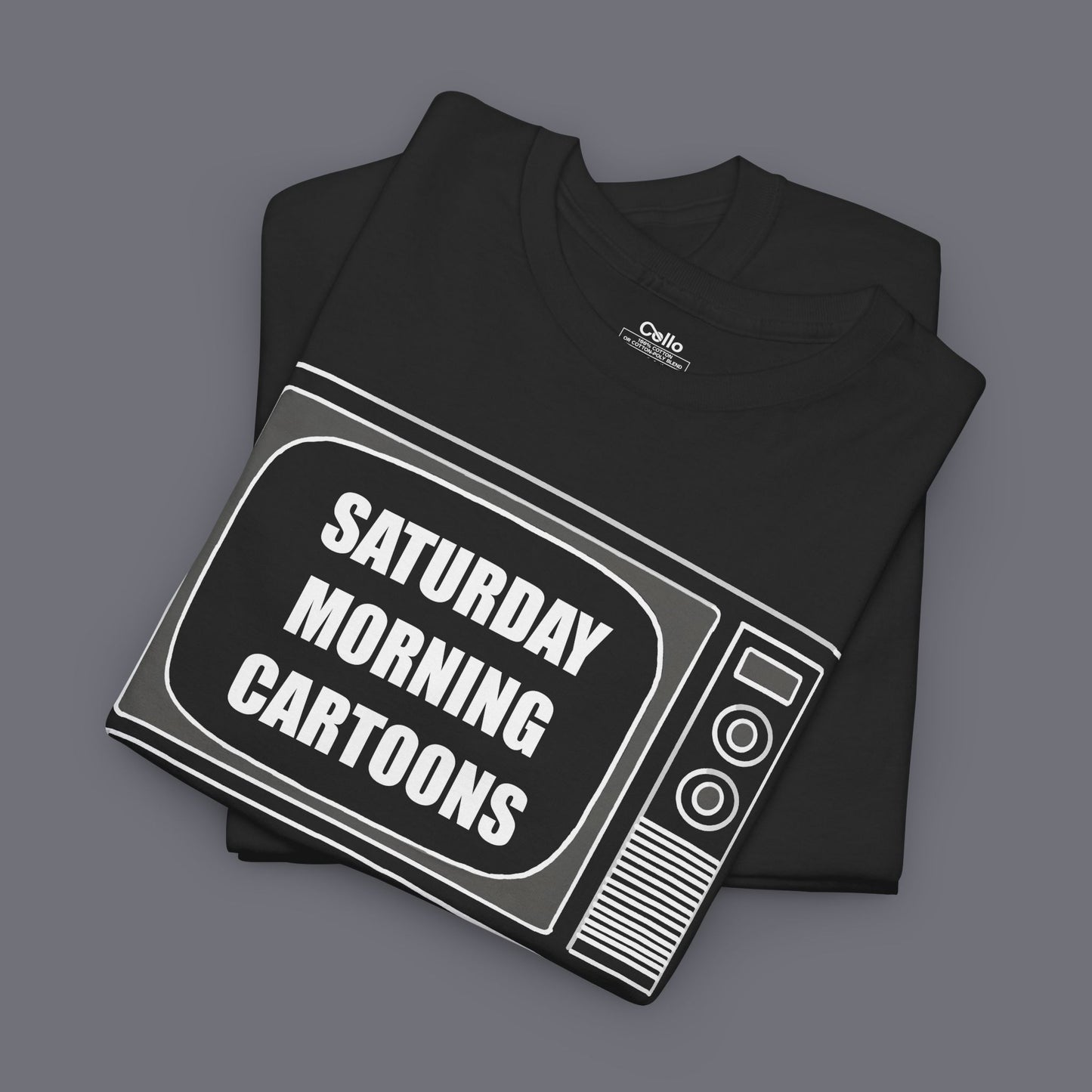 Saturday Morning Cartoons Unisex Oversized Graphic Tee