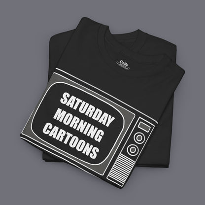 Saturday Morning Cartoons Unisex Oversized Graphic Tee
